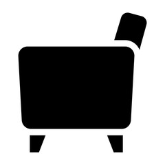 Armchair icon vector illustration graphic design
