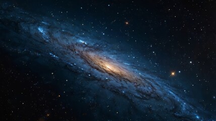 background with stars and clouds