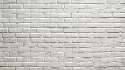 Fototapeta premium White brick wall background with texture and pattern