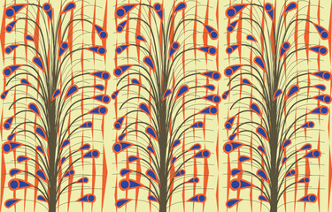 beautiful African ethnic graphic which is in Africa style and gives tribal vibe this colorful wallpaper can be wallpaper background backdrop and for textile industry fabric print and home decoration