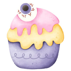 Halloween fantasy cupcake
