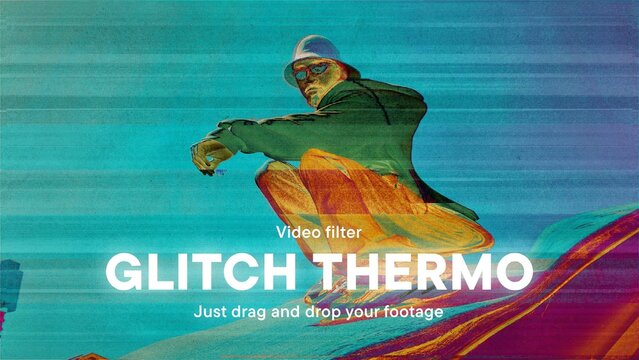 Glitch Thermo Video Filter Effect Template