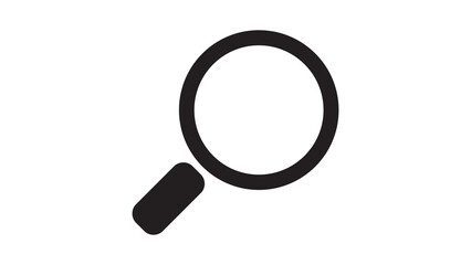 magnifying glass isolated on white