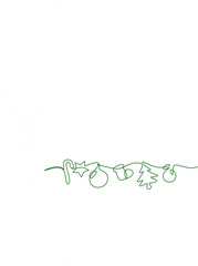 Christmas icon set collection lineart design vector for template and background 