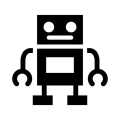 Robot icon vector illustration graphic design