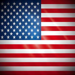 Naklejka premium american flag design isolated