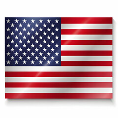 Fototapeta premium american flag design isolated