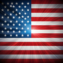 Naklejka premium american flag design isolated