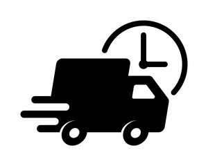 Vector Fast Delivery Icon Illustration