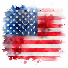 american flag design isolated