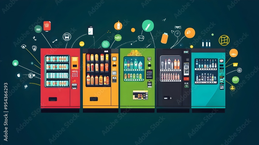 Poster of an internet of things iot solution for vending machines