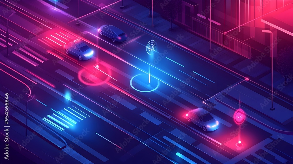 Aufkleber innovative iot powered zebra crossing systems for smarter and safer urban mobility a graphic showcas