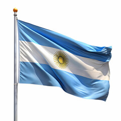Argentina flag hot ballon isolated