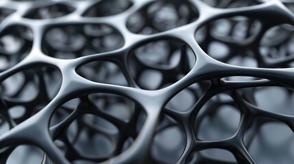 Abstract Metallic Structure