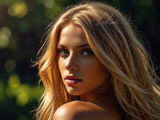 Fototapeta premium portrait of a woman