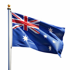 Australia flag hot ballon isolated
