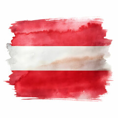 Austria flag hot ballon isolated