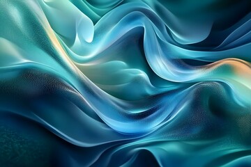 Obraz premium blue and green abstract background