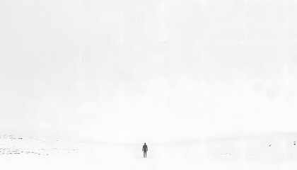 A mostly blank background with a small, centered design, like a tiny star or dot, emphasizing simplicity and space