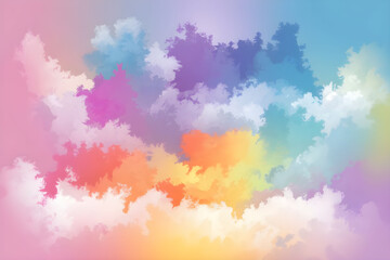 Obraz premium abstract watercolor background 알록달록 그래픽배경