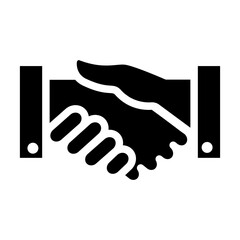 Fototapeta premium Agreement icon vector illustration graphic design