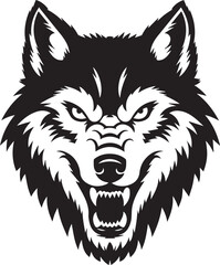 wolf head mascot