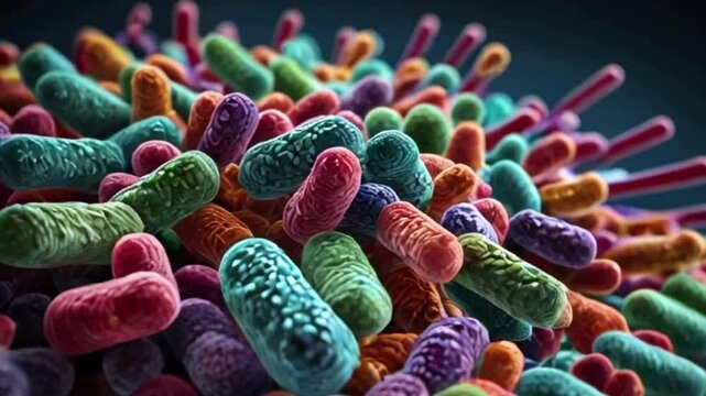 Microscopic Look at Antibiotic-Resistant Bacteria