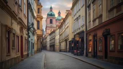 Fototapeta premium St. Nicholas Church in Prague.