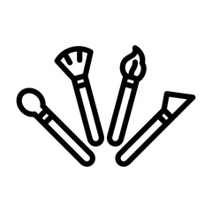 Makeup Brushes Icon