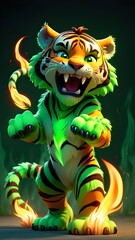 Naklejka premium tiger