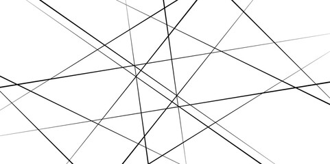 Obraz premium Random lines background. Abstract stripes or Geometric pattern. Modern, contemporary art-like illustration.