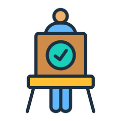 Voting Booth Icon