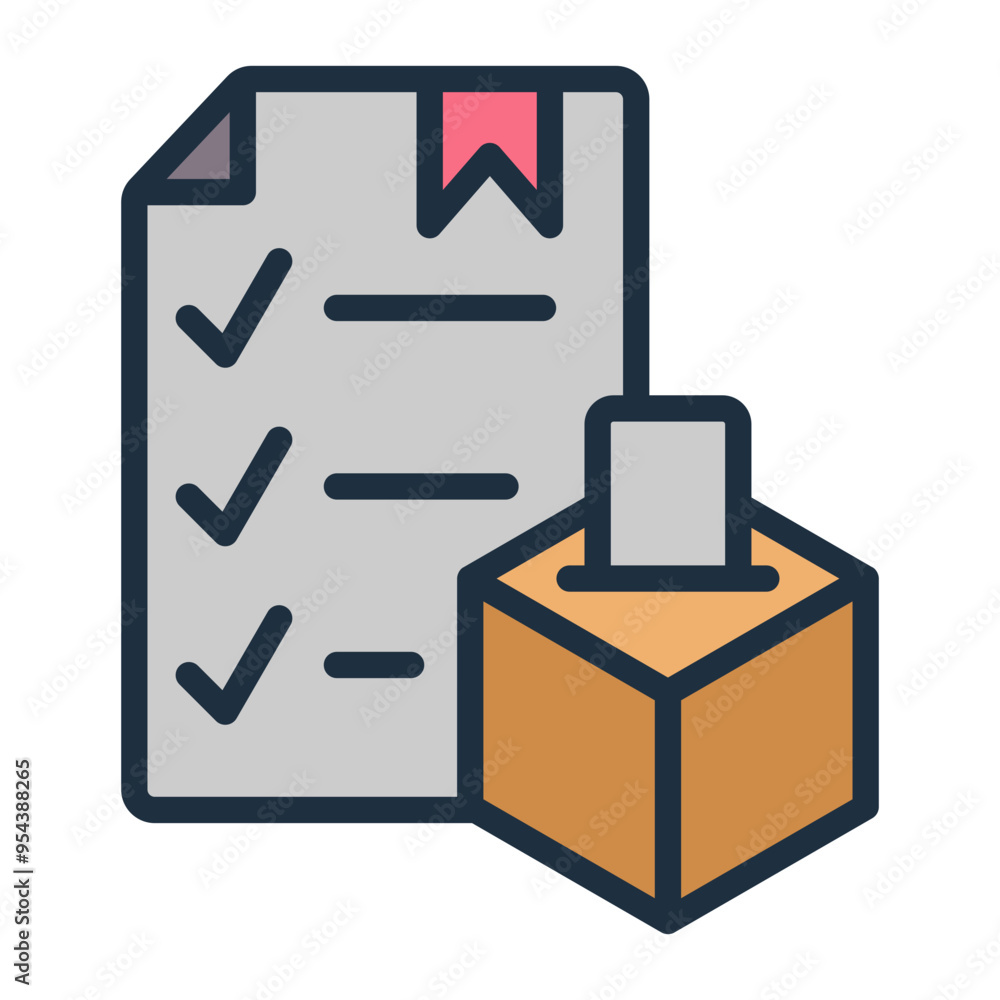 Sticker Voting Guideline Icon