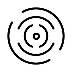 Water icon in thin line style vector illustration graphic design