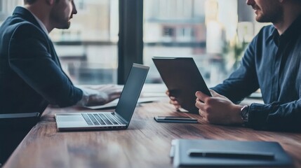 Business concept: businessmen meeting