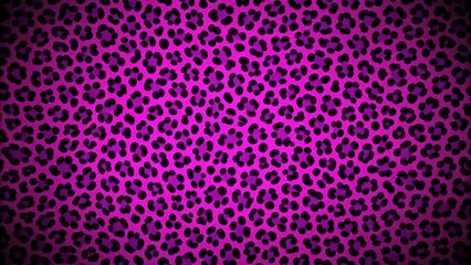 Vibrant neon purple leopard pattern on a dark background , animal print, exotic, wildlife, trendy, fashion, vibrant, bold, stylish