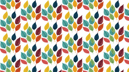 Seamless leaves pattern design	