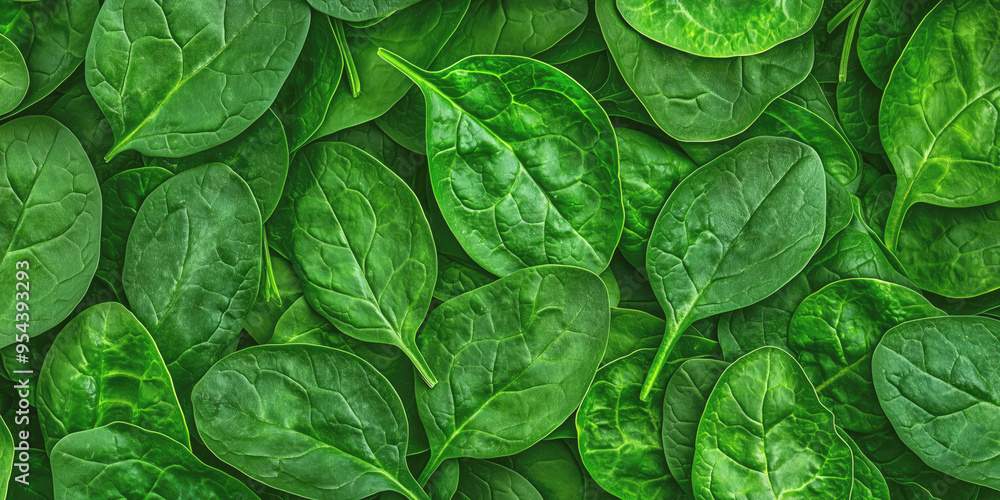 Canvas Prints green ripe spinach leaves as background, full frame of green leaves