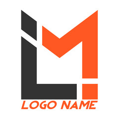 Print creative modern color full  L letter logo design