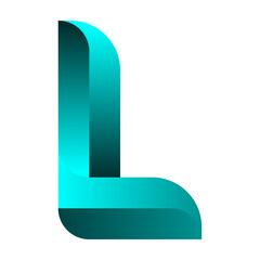 Print creative modern color full  L letter logo design
