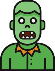 A zombie cartoon vector for Halloween