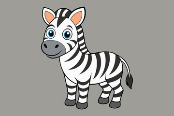 baby zebra cartoon © Azadur