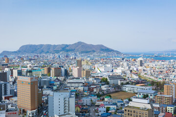  日本の風景　北海道函館市　五稜郭タワーからの眺望