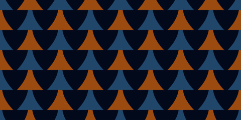 Vintage indian style pattern decorative background geometric motif triangle design. Small element triangle shape texture. Scarf, dress, shirt textile fabric swatch. Easy to recolor allover print block