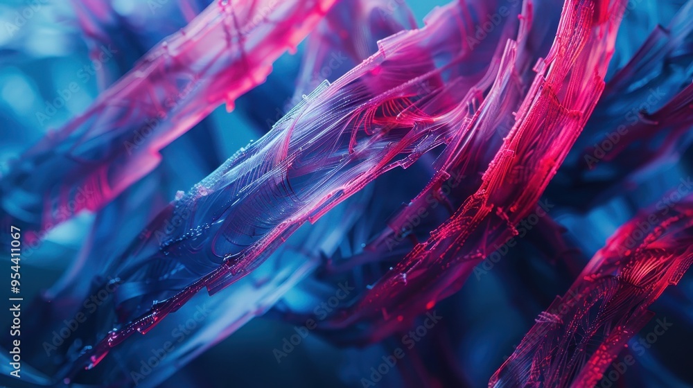Aufkleber vibrant abstract background featuring fluid shapes and dynamic colors, perfect for modern design and