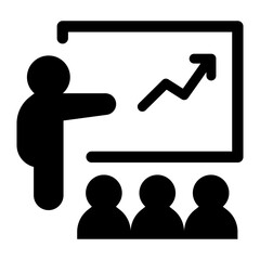 business meeting icon vector illustration graphic design