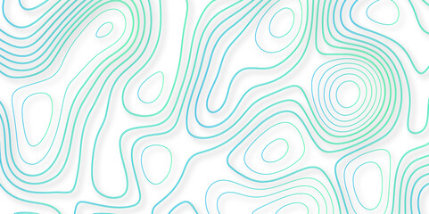 Abstract white colorful gradient Topographic line map background. Contour elevation topographic and textured Background Modern design with White background with topographic wavy pate for decoration.	
