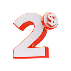 2$ 3d rendering with pattern