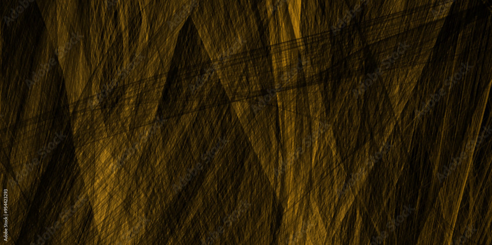 Poster Holographic gradient diagonal stripes dark yellow background. abstract line pattern simple seamless design. Light Green vector backdrop with bent lines Abstract geometric grunge wrinkled canvas.	
