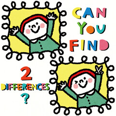 game - can you find two differences?